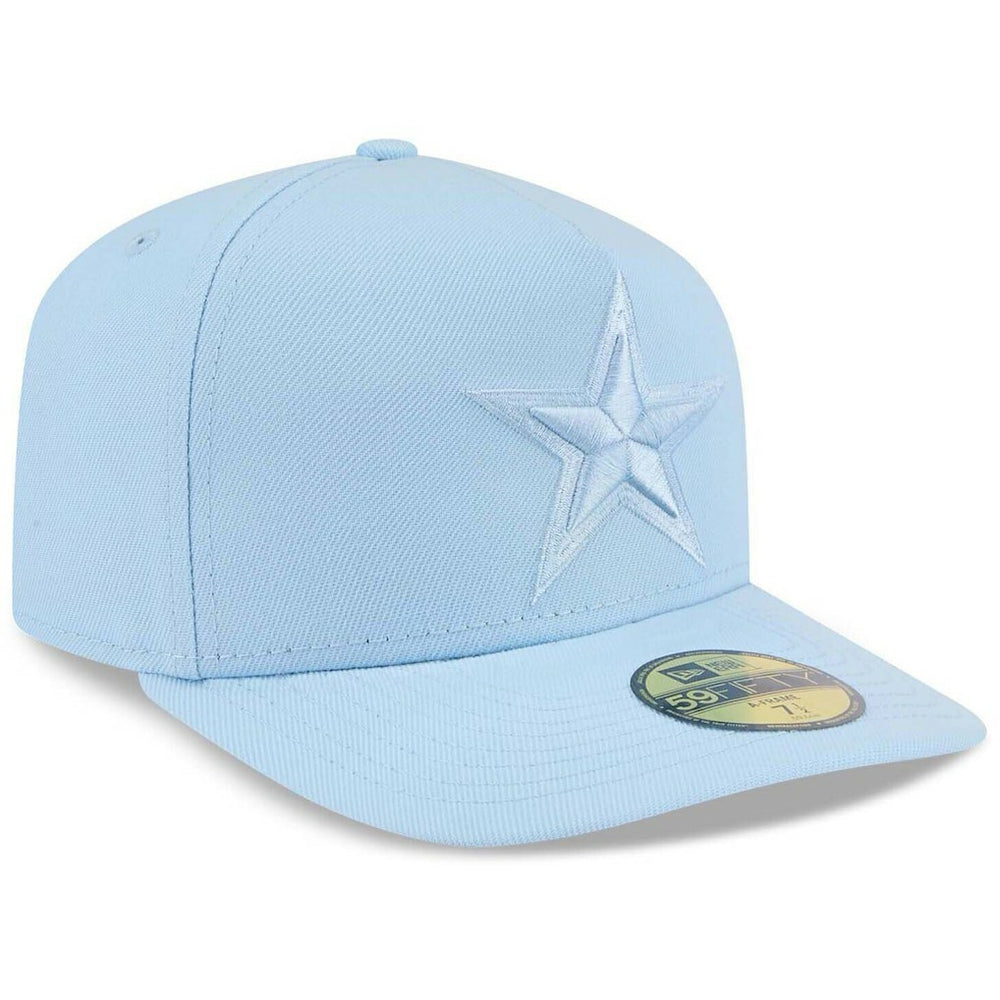 Dallas Cowboys New Era Color Pack A-Frame 59FIFTY Fitted Hat - Light Blue sale