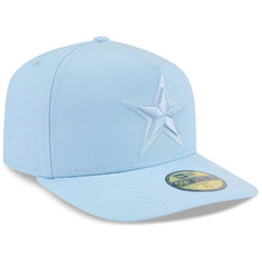 Dallas Cowboys New Era Color Pack A-Frame 59FIFTY Fitted Hat - Light Blue sale