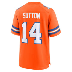 Courtland Sutton Denver Broncos Alternate Game Jersey - Orange cheap