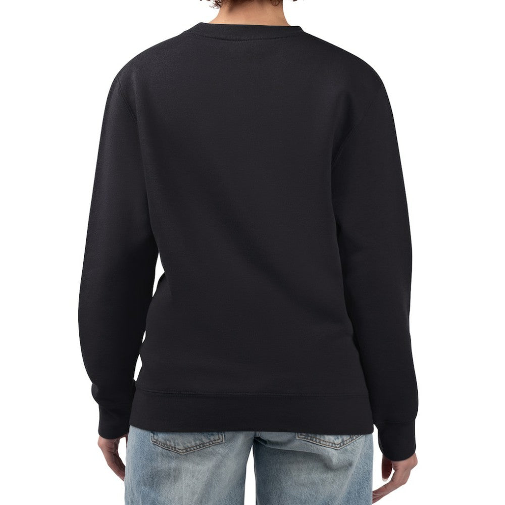 Chicago Blackhawks G-III 4Her by Carl Banks Women's Flower Logo Pullover Sweatshirt - Black Sweatshirts