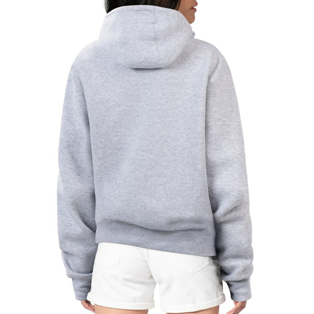 Vancouver Canucks G-III 4Her by Carl Banks Women's Flower Logo Pullover Hoodie - Heather Gray Hoodies