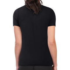 Vegas Golden Knights G-III 4Her by Carl Banks Women's Super-Slim Fit Lightweight Flower Logo T-Shirt - Black T-shirts