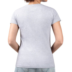 Vegas Golden Knights G-III 4Her by Carl Banks Women's Super-Slim Fit Lightweight Flower Logo V-Neck T-Shirt - Heather Gray T-shirts