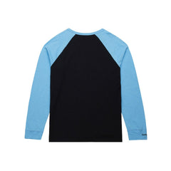 Utah Hockey Club Mitchell & Ness Legendary Slub Long Sleeve Raglan T-Shirt - Black/Light Blue T-shirts