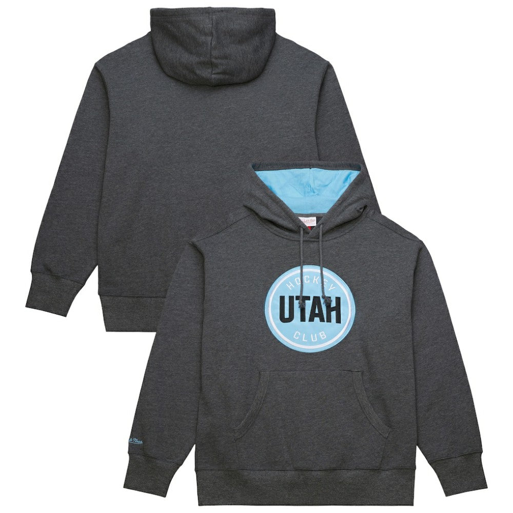 Utah Hockey Club Mitchell & Ness Playoff Pullover Hoodie - Anthracite Hoodies