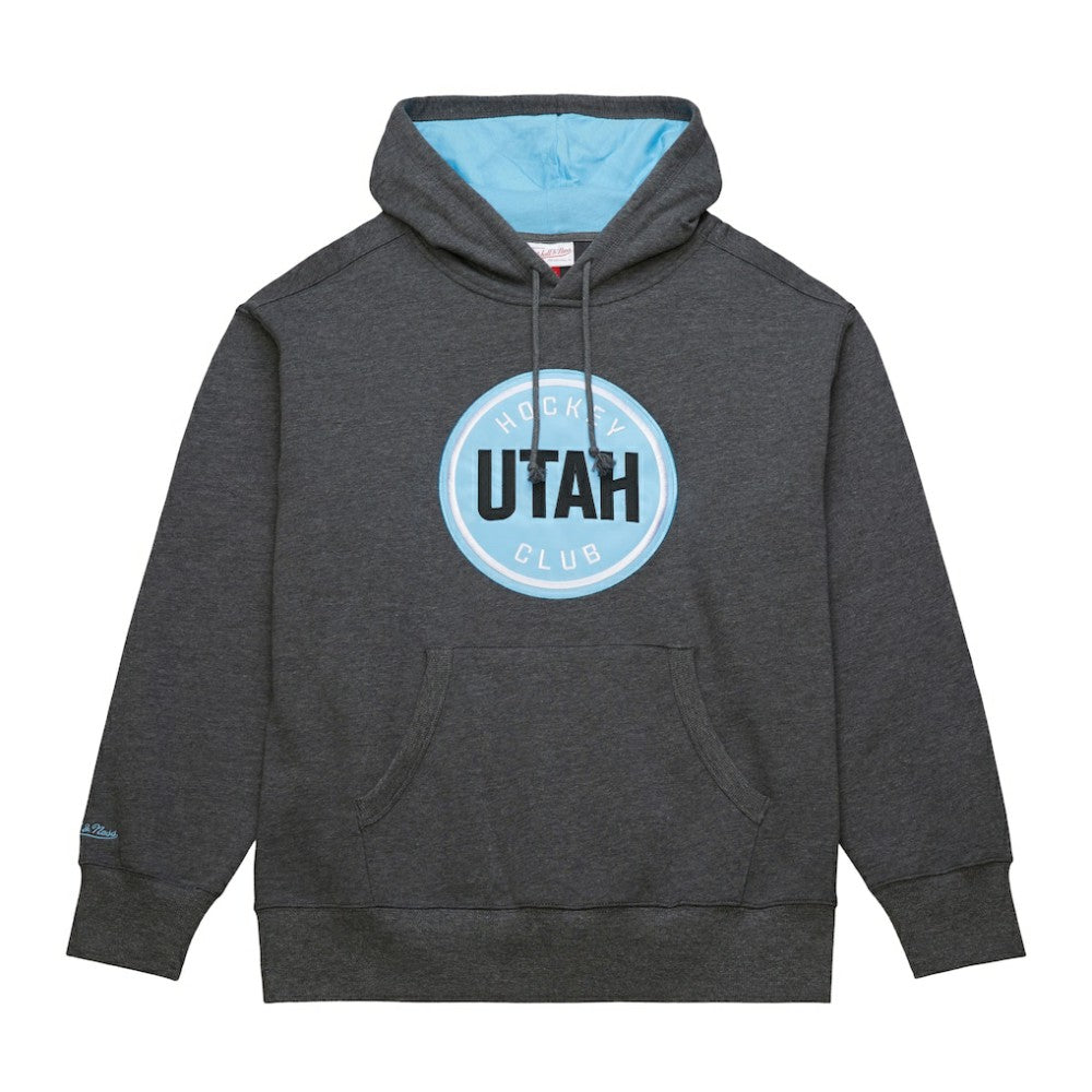 Utah Hockey Club Mitchell & Ness Playoff Pullover Hoodie - Anthracite Hoodies