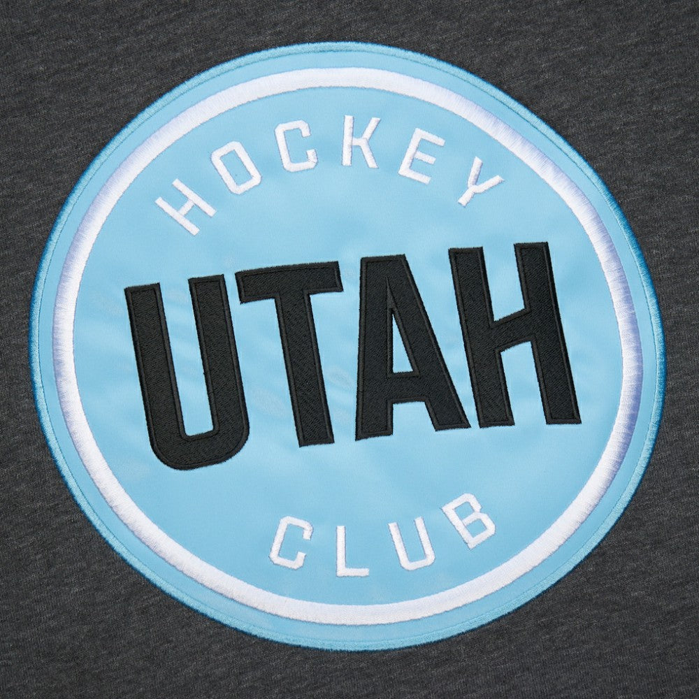 Utah Hockey Club Mitchell & Ness Playoff Pullover Hoodie - Anthracite Hoodies