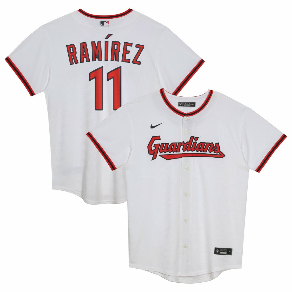 José Ramírez Cleveland Guardians Preschool Home Player Jersey White