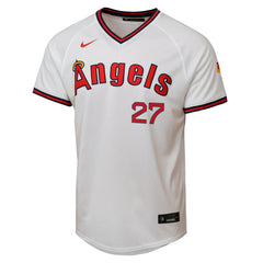 Mike Trout Los Angeles Angels Youth Alternate 2 Limited Player Jersey White