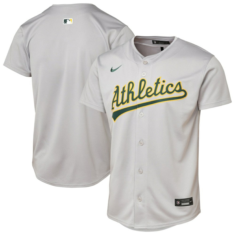 Athletics Youth Road Limited Jersey Gray