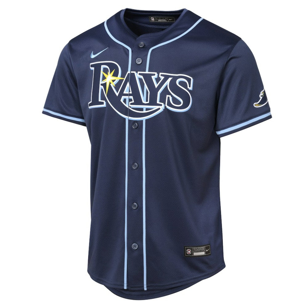 Tampa Bay Rays Youth Road Limited Jersey Navy
