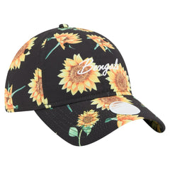 Cincinnati Bengals New Era Women's Adventure Sunflower 9TWENTY Adjustable Hat - Black discount