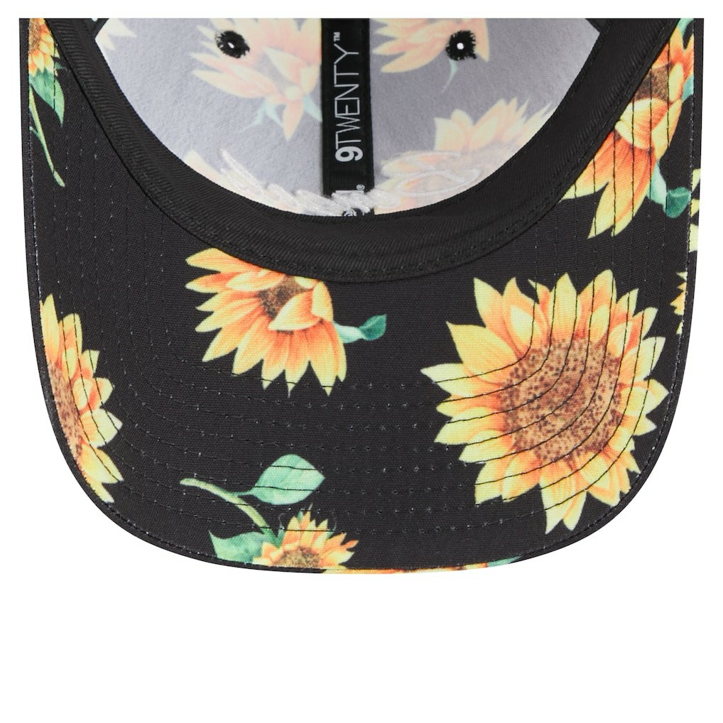 Cincinnati Bengals New Era Women's Adventure Sunflower 9TWENTY Adjustable Hat - Black discount