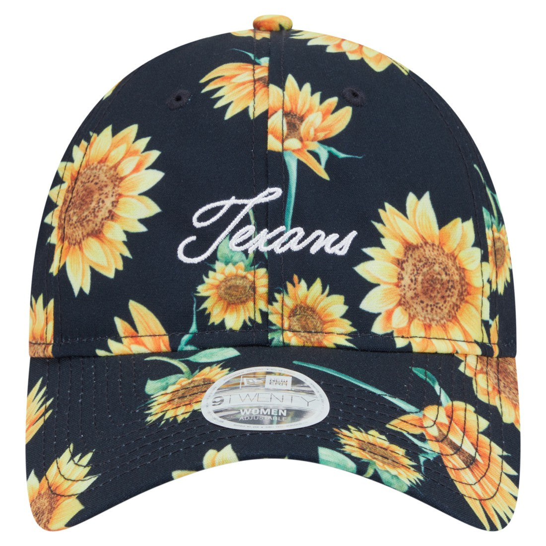 Houston Texans New Era Women's Adventure Sunflower 9TWENTY Adjustable Hat - Navy online