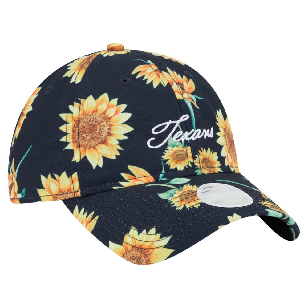 Houston Texans New Era Women's Adventure Sunflower 9TWENTY Adjustable Hat - Navy online