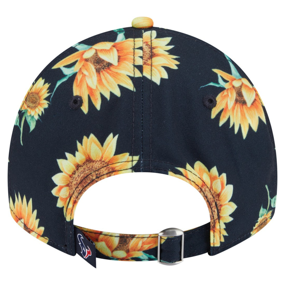 Houston Texans New Era Women's Adventure Sunflower 9TWENTY Adjustable Hat - Navy online