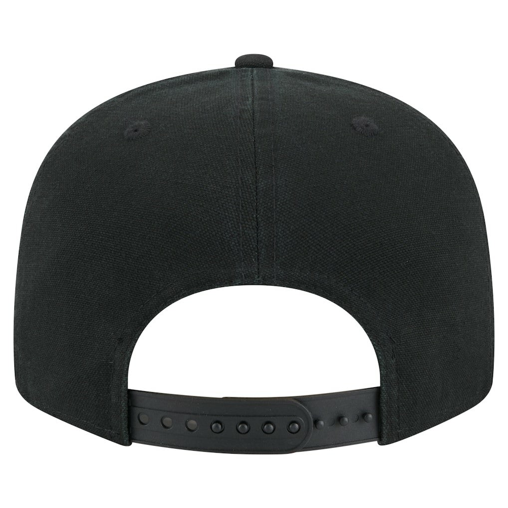Detroit Lions New Era Adventure Canvas Split Panel 9FIFTY Snapback Hat - Black cheap