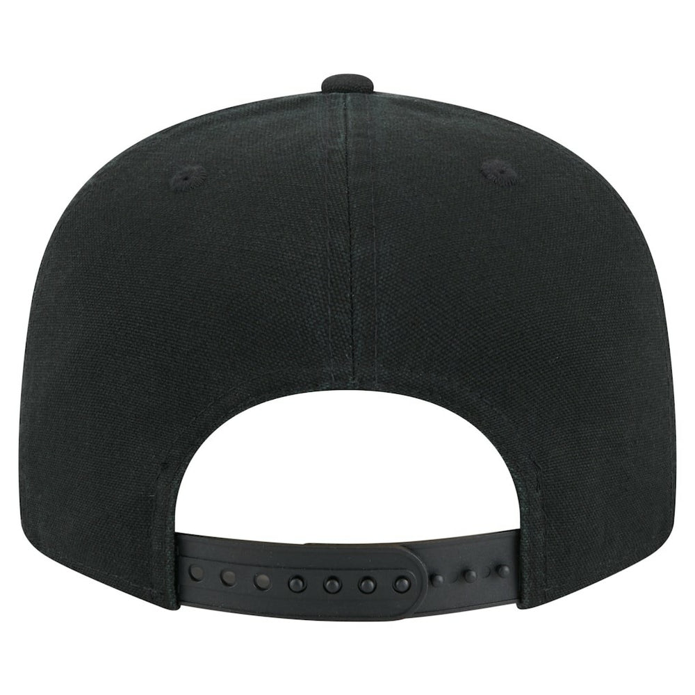 Detroit Lions New Era Adventure Canvas Split Panel 9FIFTY Snapback Hat - Black cheap