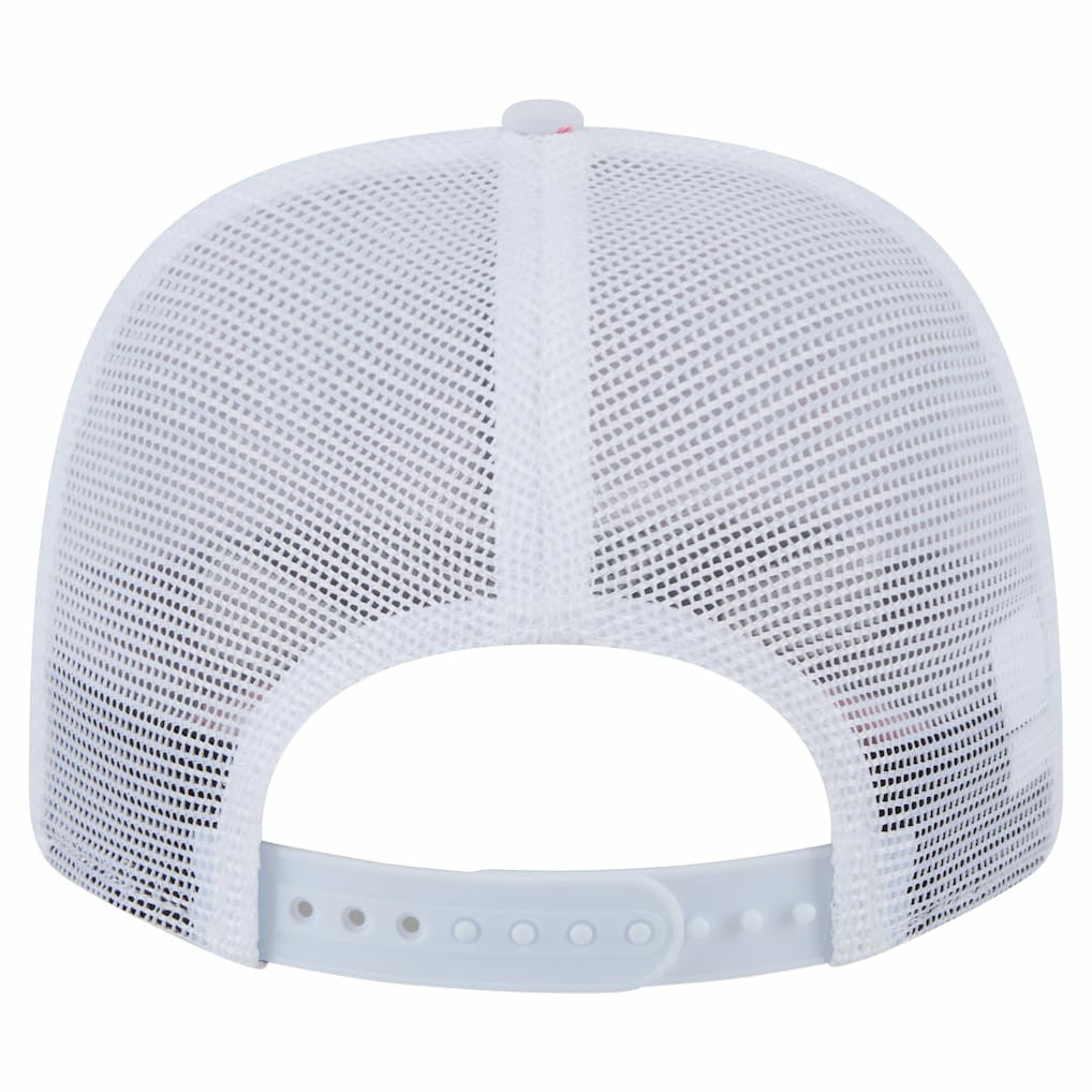 Los Angeles Chargers New Era Adventure Flamingo Pattern 9SEVENTY Stretch-Snap Hat - White for sale