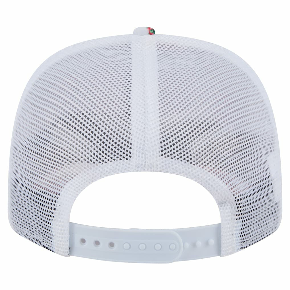 San Francisco 49ers New Era Adventure Flamingo Pattern 9SEVENTY Stretch-Snap Hat - White for sale