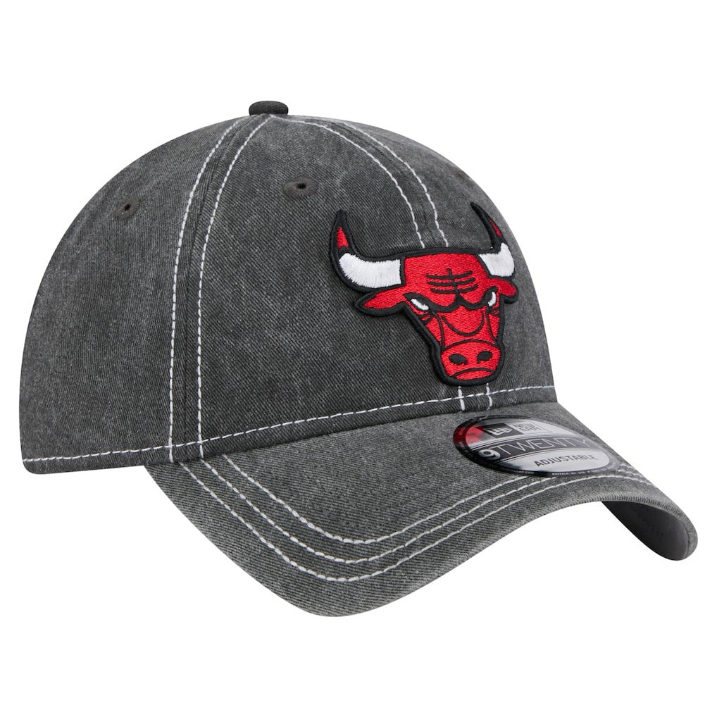 Chicago Bulls Pigment Dyed 9TWENTY Adjustable Hat - Black online