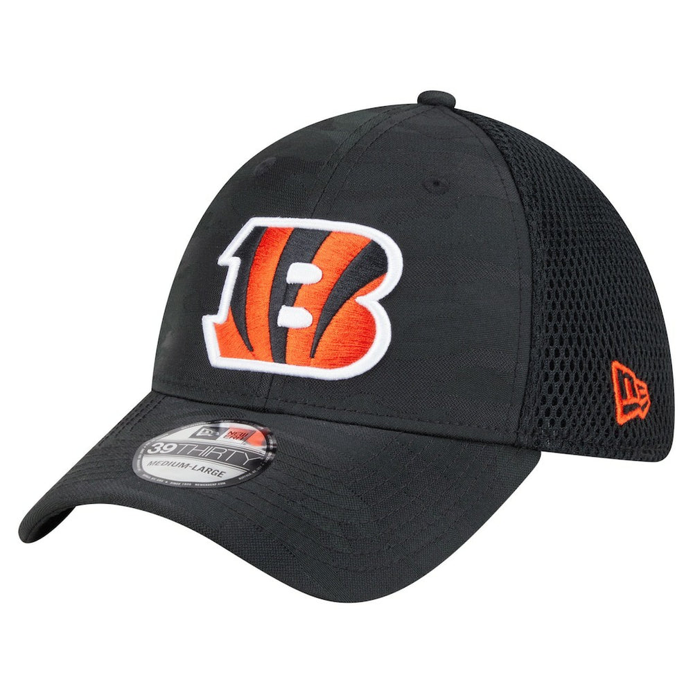Cincinnati Bengals New Era Active Camo 39THIRTY Flex Hat - Black for sale