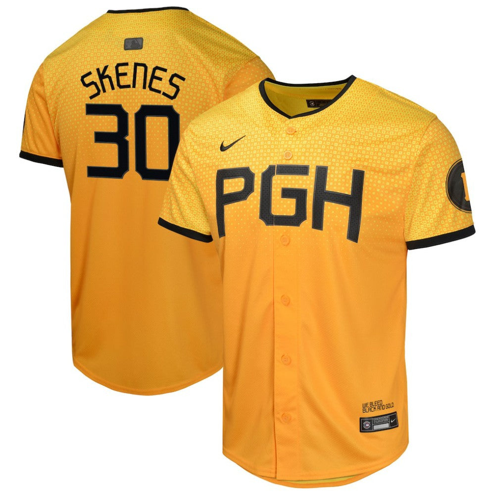 Paul Skenes Pittsburgh Pirates Youth City Connect Limited Jersey  Gold