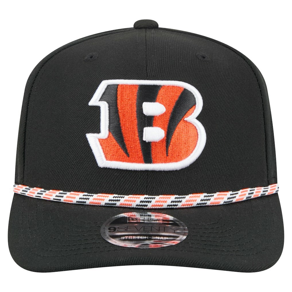 Cincinnati Bengals New Era Gameday Multi Rope 9SEVENTY Stretch-Snap Hat - Black discount