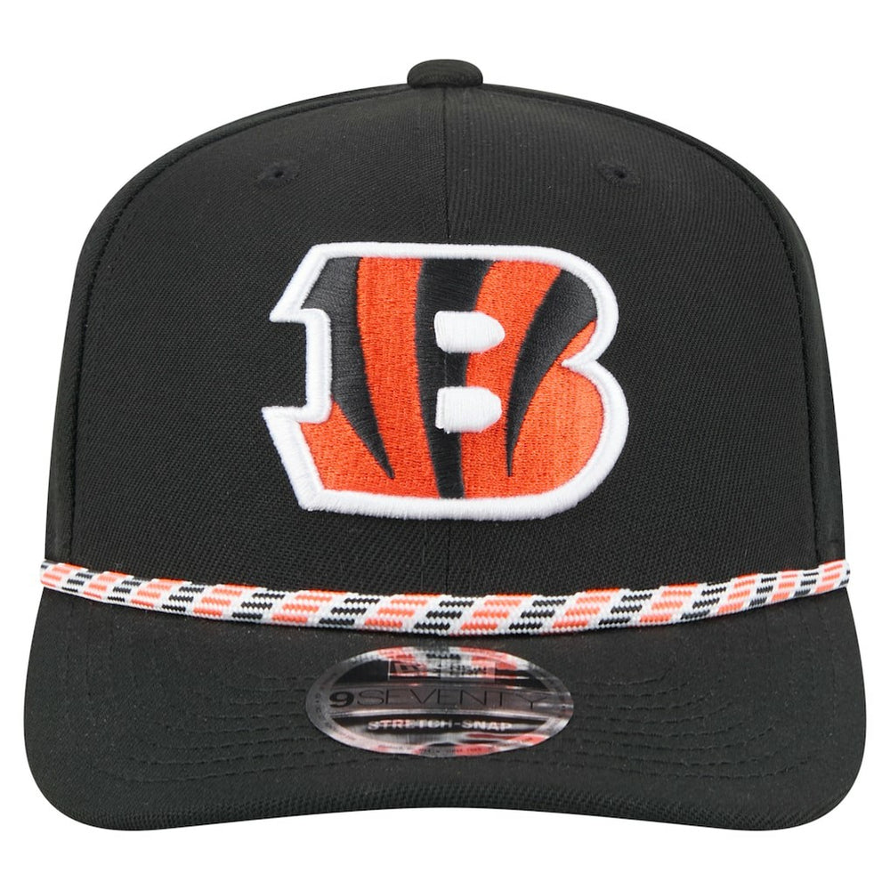 Cincinnati Bengals New Era Gameday Multi Rope 9SEVENTY Stretch-Snap Hat - Black discount