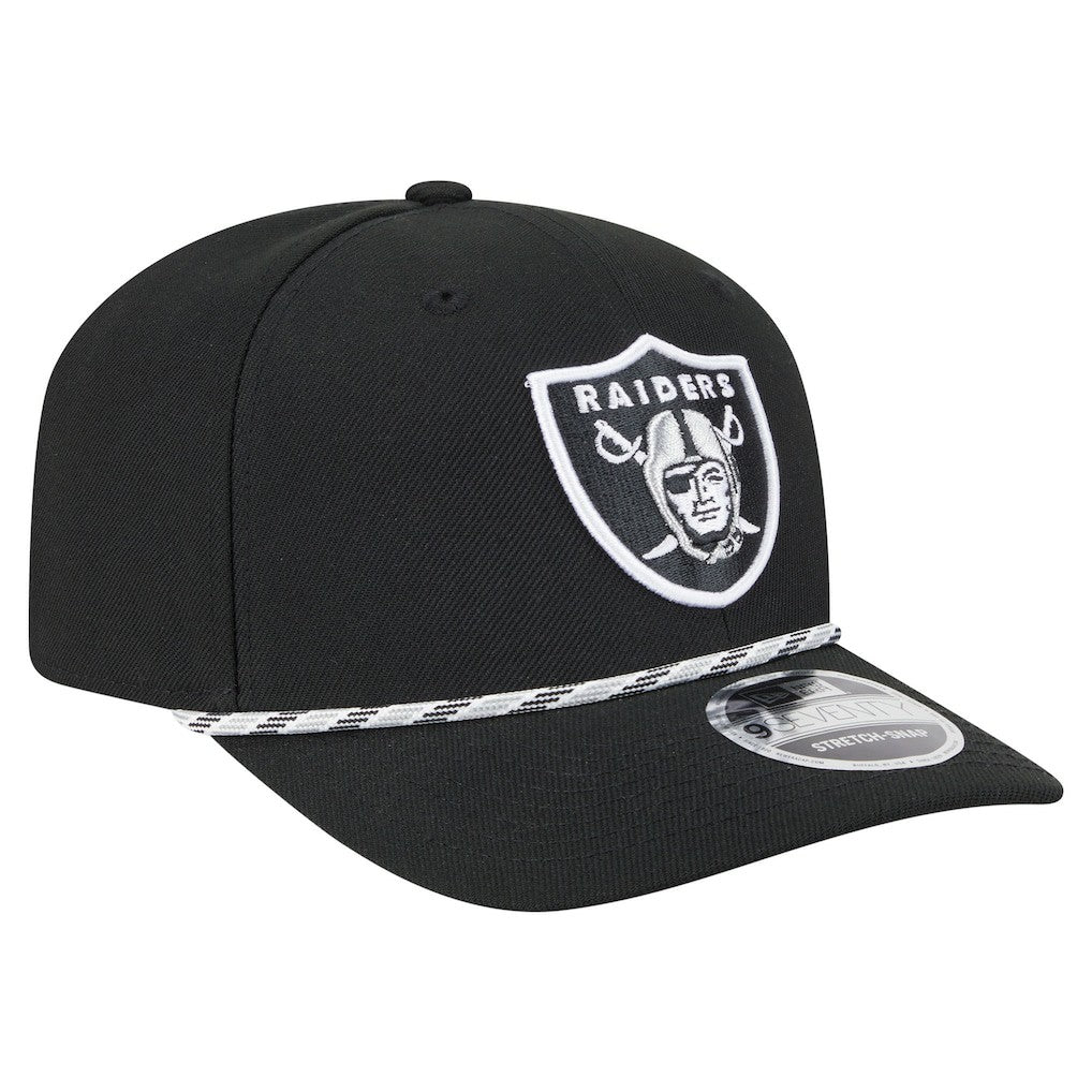 Las Vegas Raiders New Era Gameday Multi Rope 9SEVENTY Stretch-Snap Hat - Black online