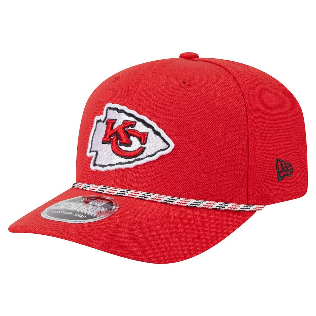Kansas City Chiefs New Era Gameday Multi Rope 9SEVENTY Stretch-Snap Hat - Red discount