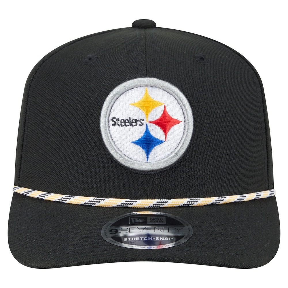 Pittsburgh Steelers New Era Gameday Multi Rope 9SEVENTY Stretch-Snap Hat - Black discount