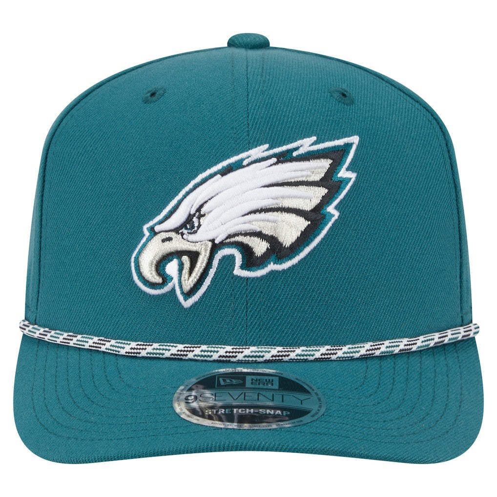 Philadelphia Eagles New Era Gameday Multi Rope 9SEVENTY Stretch-Snap Hat - Midnight Green discount