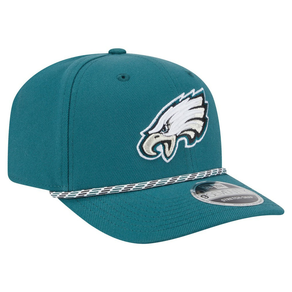 Philadelphia Eagles New Era Gameday Multi Rope 9SEVENTY Stretch-Snap Hat - Midnight Green discount