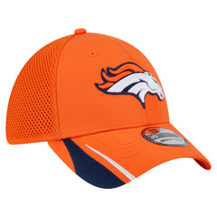 Denver Broncos New Era Game Day Linear 39THIRTY Flex Hat - Orange for sale