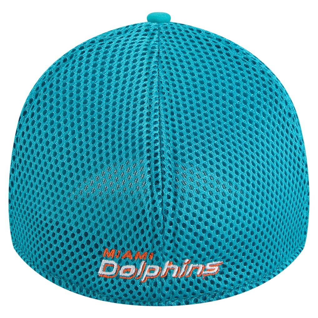 Miami Dolphins New Era Game Day Linear 39THIRTY Flex Hat - Aqua discount