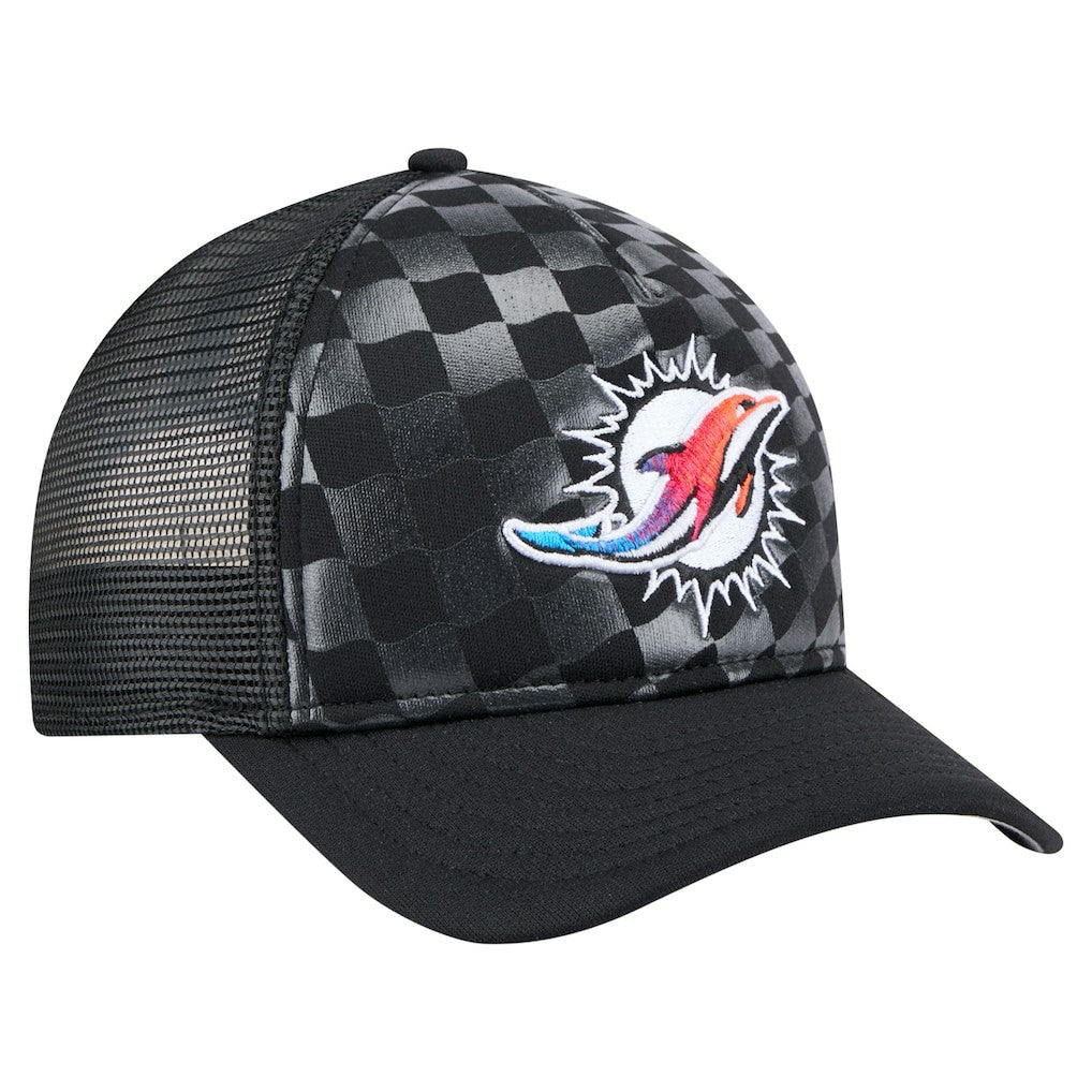 Miami Dolphins New Era Gradient 9FORTY Adjustable Hat - Black on sale