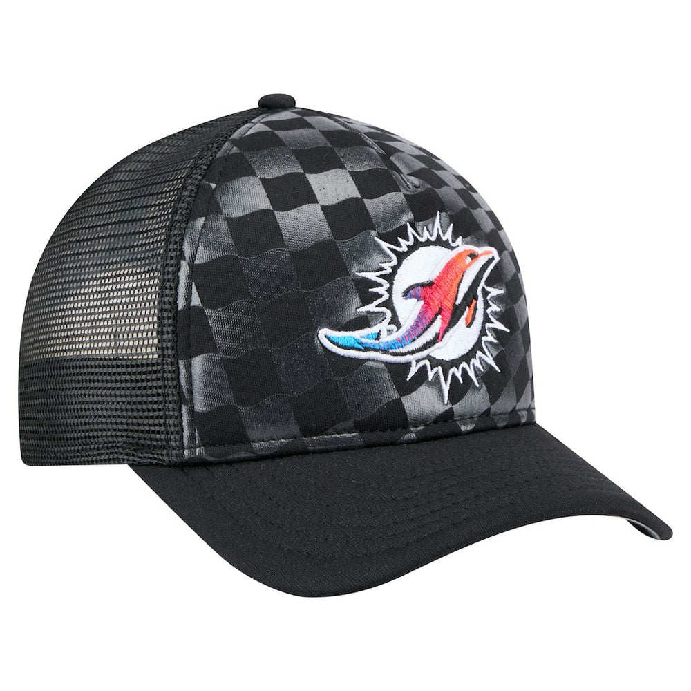 Miami Dolphins New Era Gradient 9FORTY Adjustable Hat - Black on sale