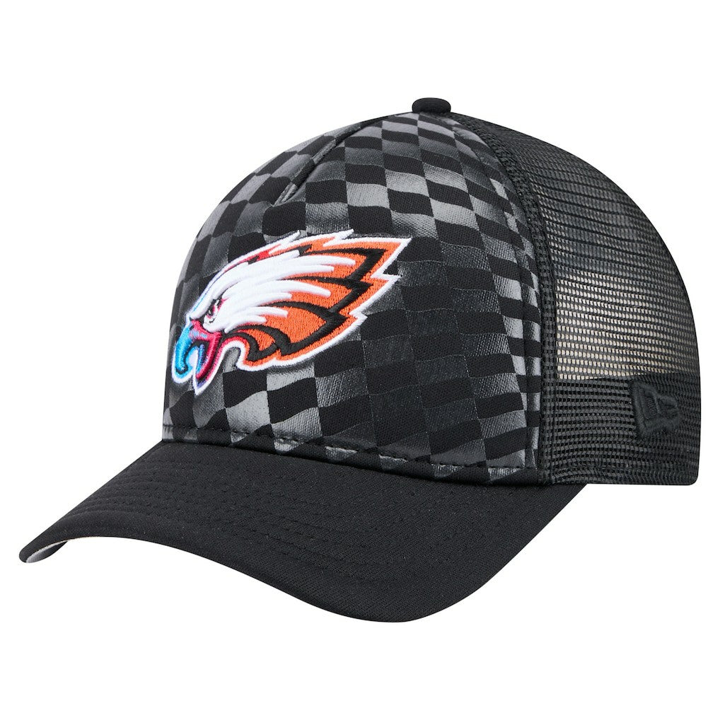 Philadelphia Eagles New Era Gradient 9FORTY Adjustable Hat - Black for sale