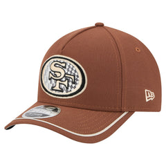 San Francisco 49ers New Era Motorsport 9FORTY Adjustable Hat - Brown discount