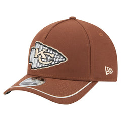 Kansas City Chiefs New Era Motorsport 9FORTY Adjustable Hat - Brown for sale