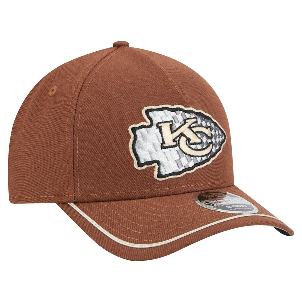 Kansas City Chiefs New Era Motorsport 9FORTY Adjustable Hat - Brown for sale