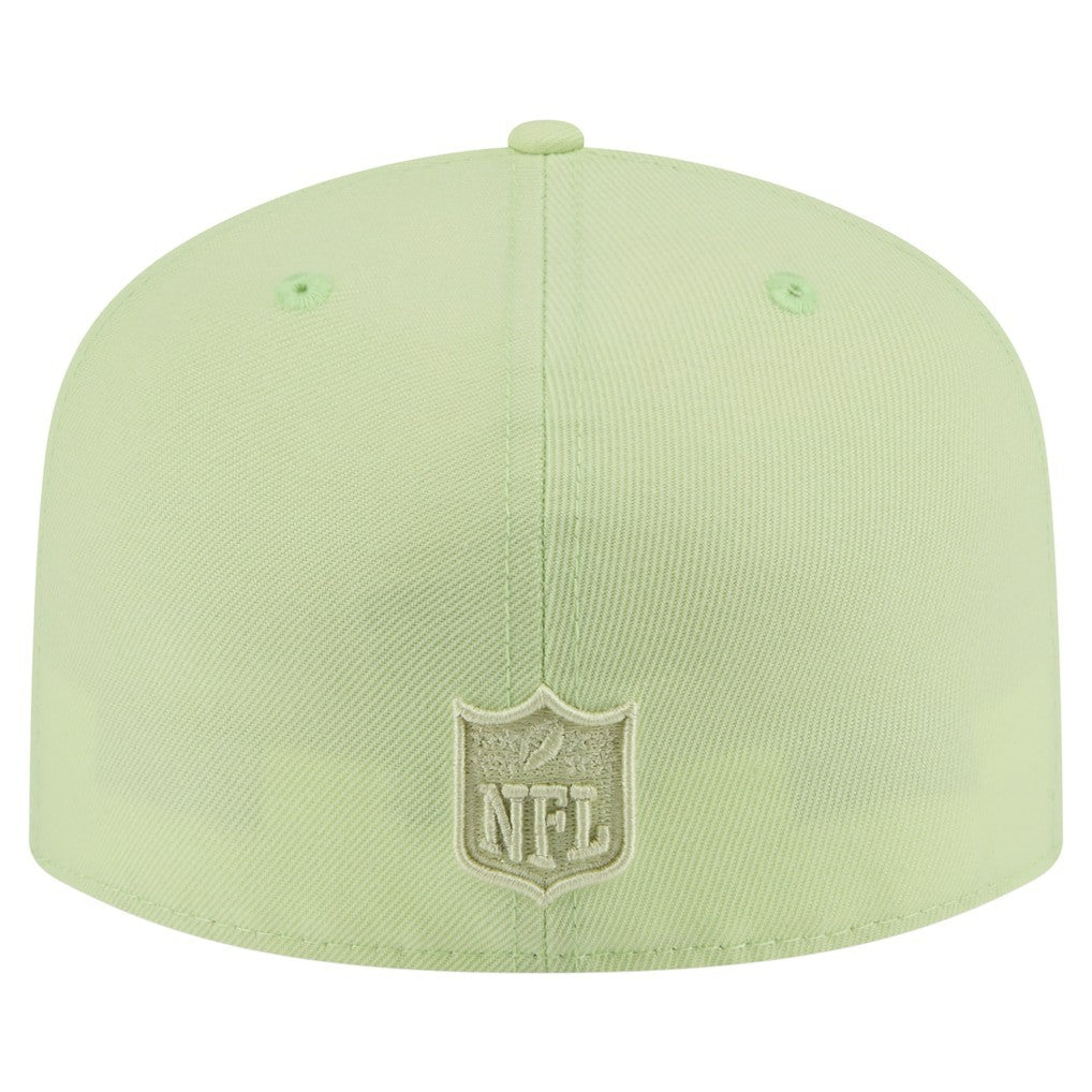 Miami Dolphins New Era Color Pack A-Frame 59FIFTY Fitted Hat - Light Green on sale