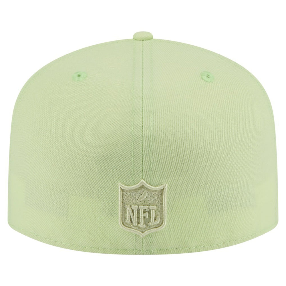 Miami Dolphins New Era Color Pack A-Frame 59FIFTY Fitted Hat - Light Green on sale