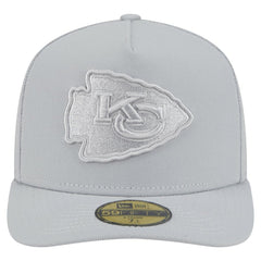 Kansas City Chiefs New Era Color Pack A-Frame 59FIFTY Fitted Hat - Gray discount