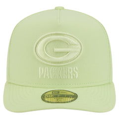 Green Bay Packers New Era Color Pack A-Frame 59FIFTY Fitted Hat - Light Green on sale