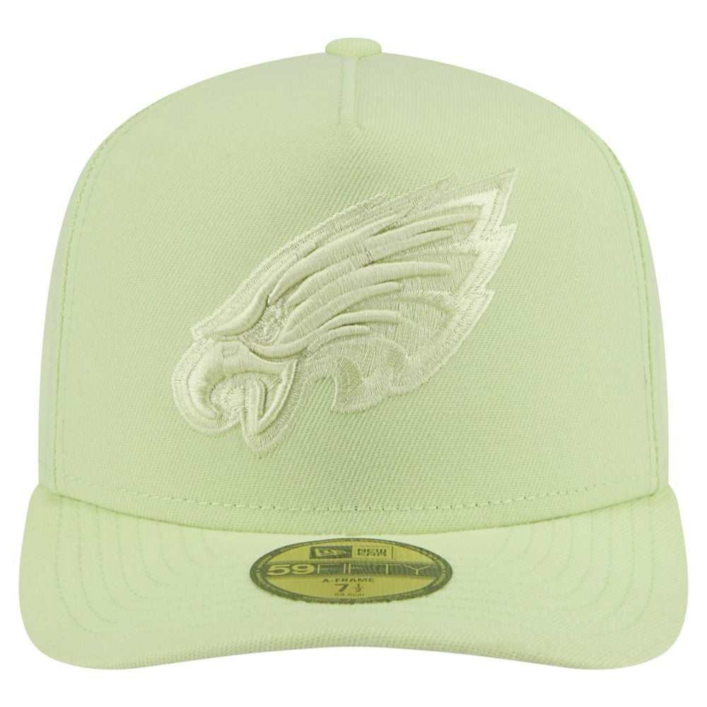 Philadelphia Eagles New Era Color Pack A-Frame 59FIFTY Fitted Hat - Green for sale