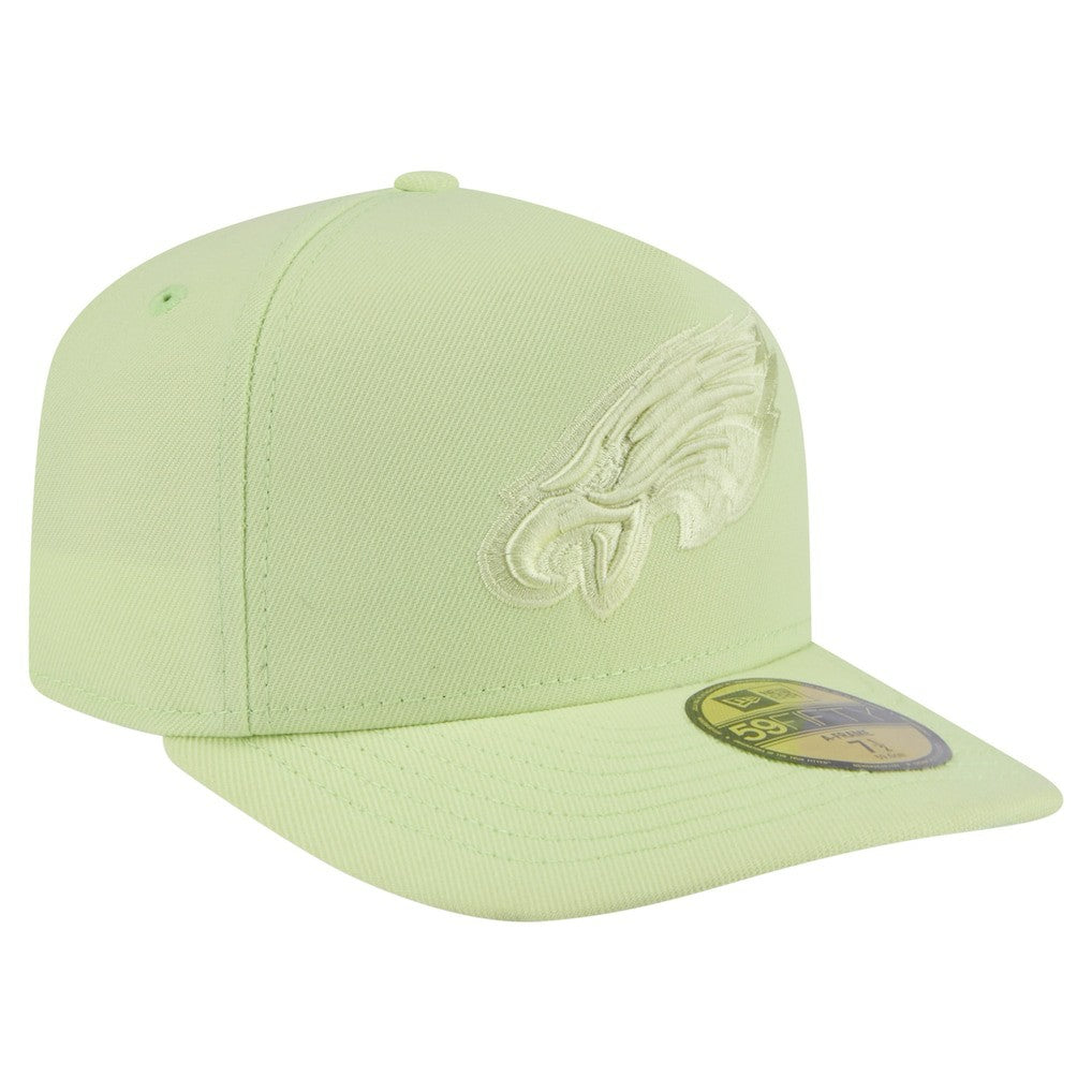 Philadelphia Eagles New Era Color Pack A-Frame 59FIFTY Fitted Hat - Green for sale