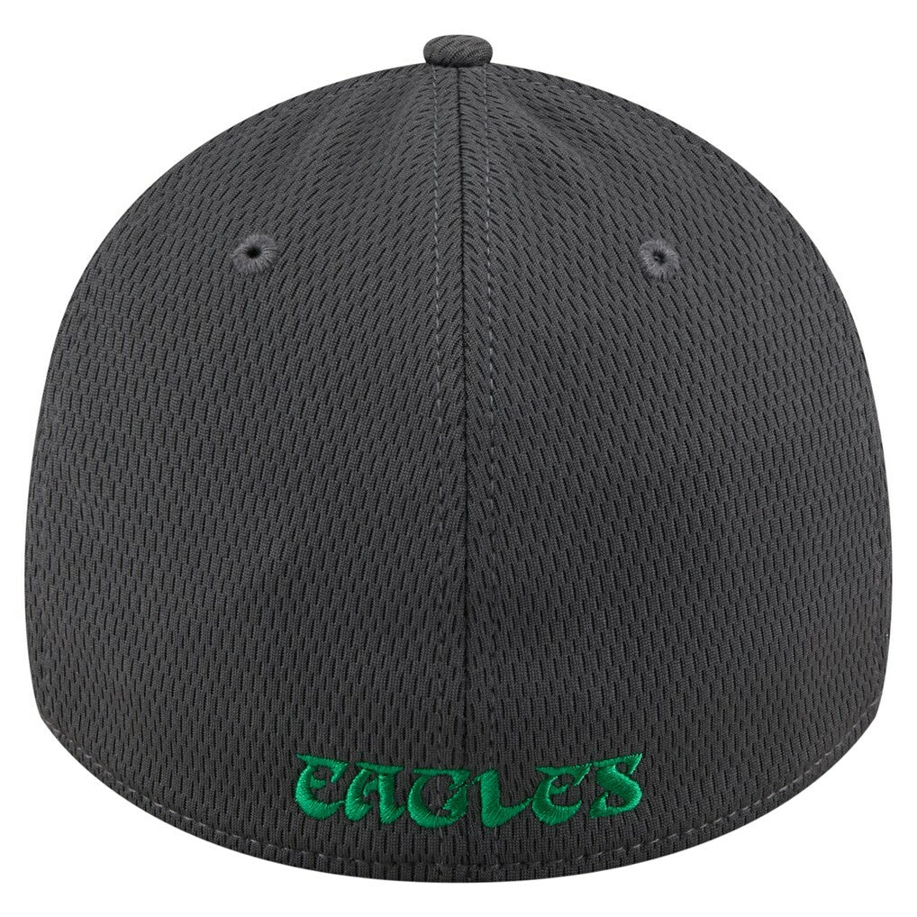 Philadelphia Eagles New Era Throwback Logo Main 39THIRTY Flex Hat - Graphite cheap