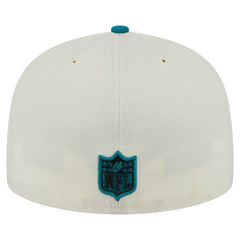 Jacksonville Jaguars New Era Main 59FIFTY Fitted Hat - Cream/Teal online